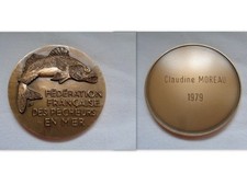 Medaille federation francaise d'occasion  Fécamp
