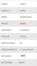 Gomme bridgestone ecopia usato  Vaprio d'Agogna