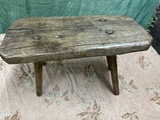 Antico sgabello legno usato Antico sgabello legno usato  Modigliana