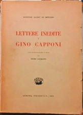 Lettere inedite gino usato  Bologna