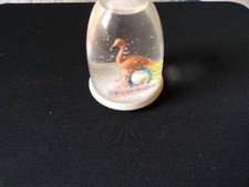 Globo de neve/bola de água vintage lembrança Flórida flamingo com anéis comprar usado  Enviando para Brazil