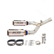 Silenciador de tubo médio de escape de motocicleta Slip-On para Honda CRF450R CRF450RX 2015-2016 comprar usado  Enviando para Brazil