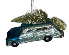 Station wagon carro árvore em enfeite de árvore de Natal inverno feriado brilhos comprar usado  Enviando para Brazil