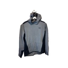Moletom com capuz Under Armour Cold Gear masculino XL cinza infravermelho preto nylon acento 1286009, usado comprar usado  Enviando para Brazil