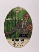 Nickleback backstage pass for sale  PRESTON