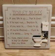 Funny toilet sign for sale  BASINGSTOKE