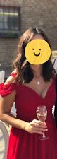 Abendkleid rot weinrot gebraucht kaufen  Berlin