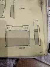 Mintex mgb533 brake for sale  ENNISKILLEN