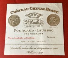 étiquette château cheval d'occasion  Bordeaux-