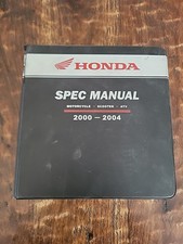 2000-2004 Honda Motocicleta Scooter ATV Revendedor Especificação Manual com Fichário OEM , usado comprar usado  Enviando para Brazil