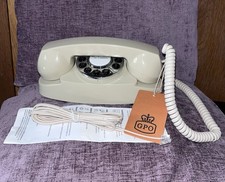 GPO Audrey 1950 Estilo Tradicional Pulsador Teléfono Fijo, Tele Analógico segunda mano  Embacar hacia Mexico