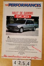 Perfomances peugeot 505 d'occasion  Meyzieu