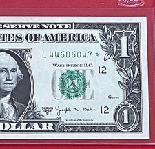 NOTA DE ESTRELA 1963B NOTA DE US$ 1 DÓLAR (SÃO FRANCISCO L) NÃO CIRCULADA comprar usado  Enviando para Brazil