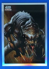 2023 Topps Chrome Star Wars Galaxy Ravenous Rancor #19 TARJETA NO_DEPORTIVA refractor segunda mano  Embacar hacia Mexico