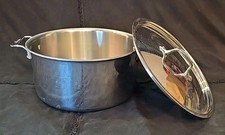 Panela de sopa All-Clad 8 quartos 11"" diâmetro com tampa de aço inoxidável  comprar usado Panela de sopa All-Clad 8 quartos 11"" diâmetro com tampa de aço inoxidável  comprar usado  Enviando para Brazil