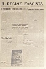 Quotidiano regime fascista usato  Vimodrone