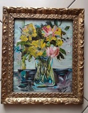 Ancien tableau gouache d'occasion  Vence