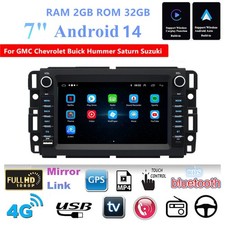 Rádio estéreo veicular GPS Android 14 2GB+32GB 7"" para Chevrolet Silverado GMC Hummer comprar usado  Enviando para Brazil