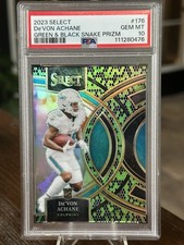 2023 Panini Select Premier Level De’Von Achane Green Black Snake Prizm /2 GEM 🔥 comprar usado 2023 Panini Select Premier Level De’Von Achane Green Black Snake Prizm /2 GEM 🔥 comprar usado  Enviando para Brazil