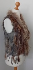 Rabbit fur gilet for sale  LONDON