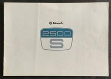 Triumph 2500s car for sale  LEICESTER