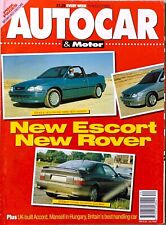 Autocar magazine aug for sale  WATERLOOVILLE