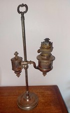 Lampe quinquet petrole d'occasion  France