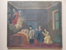 Voto ancien peinture. d'occasion  Coucouron