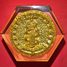 Médaille bronze doré d'occasion  Nice-