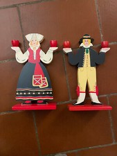 Vintage portacandele legno usato  Arese