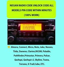 CÓDIGO DE RÁDIO NISSAN Qashqai - Juke- Micra - Almera - Nota - Navara EM POUCOS MINUTOS!, usado comprar usado  Enviando para Brazil