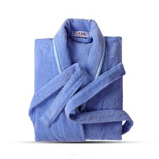 100% Cotton Toweling Terry Robe Unisex lovers Soft Bath Robe Men Women Nightrobe comprar usado  Enviando para Brazil