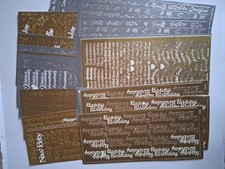 Clear peel sentiments for sale  COVENTRY