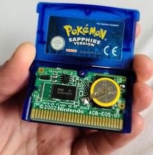 Pokemon Sapphire Nova Bateria Nintendo Game Boy Advance GBA PAL NDS Genuína Retrô comprar usado  Enviando para Brazil