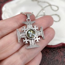 Jerusalem cross pendent for sale  MANSFIELD