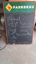 Parkbräu werbetafel bier gebraucht kaufen  Wittmund
