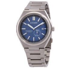 Usado, Relógio masculino Citizen Zenshin automático mostrador azul NJ0180-80L comprar usado  Enviando para Brazil