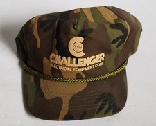 Challenger Electrical Equipment Corp. Sombrero de camuflaje Snapback con cuerda. segunda mano  Embacar hacia Mexico