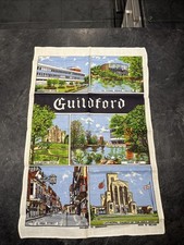 Guildford tea towel for sale  TRURO