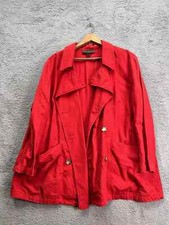 Sobretudo feminino Jones Jeans tamanho 22W vermelho, usado comprar usado  Enviando para Brazil