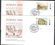 FESTAIS NACIONAIS CHIPRE EUROPA 1998 e DIAS NACIONAIS SEMÁFOROS UN/AL FDC comprar usado  Enviando para Brazil