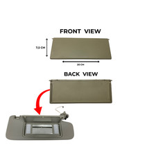 Capa Vauxhall Opel Astra J Insignia A Side Sunshade bege 1437221 NOVA comprar usado  Enviando para Brazil