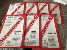 Liverpool home programmes for sale  BINGLEY