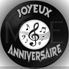 Vinyle. décoration gâteau d'occasion  Freyming-Merlebach
