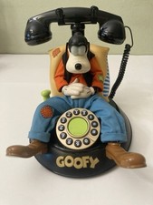 Telefone fixo vintage Disney pateta falando com fio não testado comprar usado  Enviando para Brazil