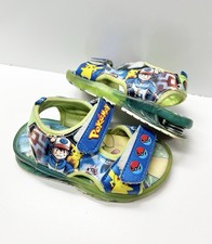 Usado, sandálias vintage pokemon alça infantil cinza pikachu sapatos pokeball tamanho 7/8c comprar usado  Enviando para Brazil