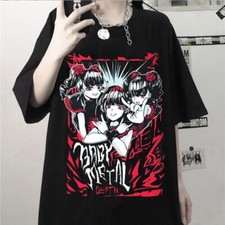 Camiseta BABY METAL banda anime gráfica banda metal rock música P-5XL comprar usado  Enviando para Brazil