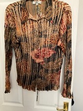 Ladies crinkle blouse for sale  NORWICH