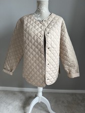 Beige quilted relaxed for sale  ALFRETON