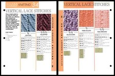 Vertical lace stitches for sale  SLEAFORD